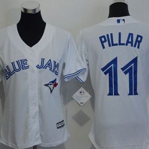 HighQuality Blue Jays #11 Kevin Pillar White Women's Home Stitched MLB Jersey Collectors this is a must have Add it to your collection by ordering
