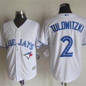 HighQuality Blue Jays #2 Troy Tulowitzki White New Cool Base Stitched MLB Jersey
