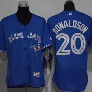 HighQuality Blue Jays #20 Josh Donaldson Blue Flexbase Authentic Women's Stitched MLB Jersey Collectors this is a must have Add it to your collection by ordering