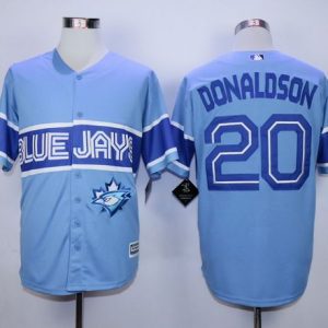 HighQuality Blue Jays #20 Josh Donaldson Light Blue Exclusive New Cool Base Stitched MLB Jersey