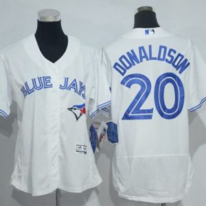 HighQuality Blue Jays #20 Josh Donaldson White Flexbase Authentic Women's Stitched MLB Jersey For a short time available Grab yours quickly to own a team jersey