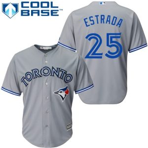 HighQuality Blue Jays #25 Marco Estrada Grey Cool Base Stitched Youth MLB Jersey Collectors this is a must have Add it to your collection by ordering