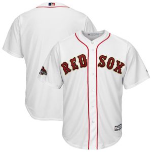 HighQuality Boston Red Sox Majestic 2019 Gold Program Cool Base Team Jersey White