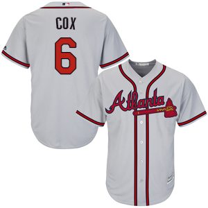 HighQuality Braves #6 Bobby Cox Grey Cool Base Stitched Youth MLB Jersey Collectors this is a must have Add it to your collection by ordering