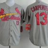 HighQuality Cardinals #13 Matt Carpenter Grey Cool Base Stitched MLB Jersey