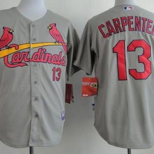 HighQuality Cardinals #13 Matt Carpenter Grey Cool Base Stitched MLB Jersey