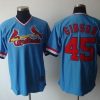 HighQuality Cardinals #45 Bob Gibson Blue Cooperstown Throwback Stitched MLB Jersey