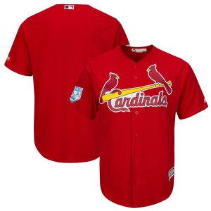 HighQuality Cardinals Blank Red 2019 Spring Training Cool Base Stitched MLB Jersey