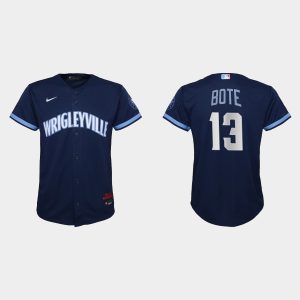 HighQuality Chicago Cubs #13 David Bote Youth Nike 2021 City Connect Navy MLB Jersey Hurry Exclusive offer Place your order immediately for a great jersey