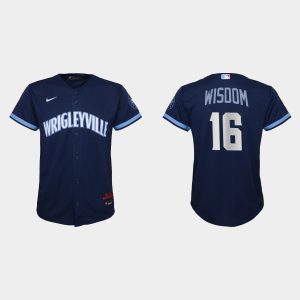 HighQuality Chicago Cubs #16 Patrick Wisdom Youth Nike 2021 City Connect Navy MLB Jersey Act fast Only a few left Secure yours today