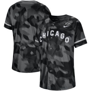 HighQuality Chicago White Sox Nike Camo Jersey Black