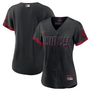 HighQuality Cincinnati Reds Blank Nike Women's Black 2023 City Connect Player Jersey Sports enthusiasts seize this opportunity Order now to feel the game excitement