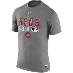 HighQuality Cincinnati Reds Nike 2016 AC Legend Team Issue 1.6 T Shirt Gray