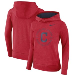 HighQuality Cleveland Guardians Nike Women's Therma Pullover Hoodie Red Sports enthusiasts seize this opportunity Order now to feel the game excitement