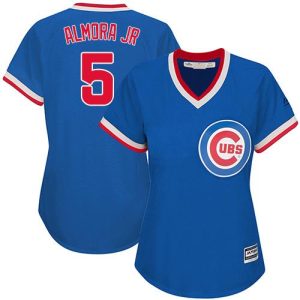 HighQuality Cubs #5 Albert Almora Jr. Blue Cooperstown Women's Stitched MLB Jersey Act fast Only a few left Secure yours today