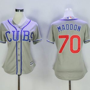HighQuality Cubs #70 Joe Maddon Grey Women's Alternate Road Stitched MLB Jersey Sports enthusiasts seize this opportunity Order now to feel the game excitement