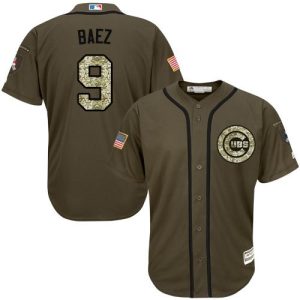 HighQuality Cubs #9 Javier Baez Green Salute to Service Stitched Youth MLB Jersey Sports fans this is your chance Order soon to be part of the action