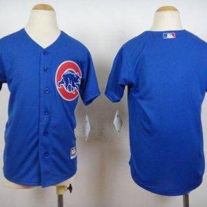 HighQuality Cubs Blank Blue Cool Base Stitched Youth MLB Jersey With high demand Don't miss out Order now to wear your team colors