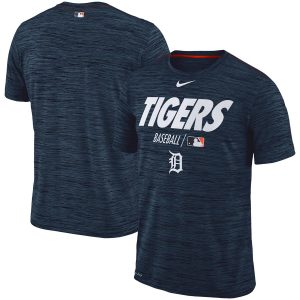 HighQuality Detroit Tigers Nike Authentic Collection Velocity Team Issue Performance T Shirt Navy