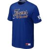 HighQuality Detroit Tigers Nike Short Sleeve Practice MLB T Shirt Blue