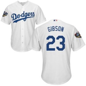 HighQuality Dodgers #23 Kirk Gibson White Cool Base 2018 World Series Stitched Youth MLB Jersey For a short time available Grab yours quickly to own a team jersey