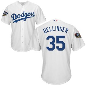 HighQuality Dodgers #35 Cody Bellinger White Cool Base 2018 World Series Stitched Youth MLB Jersey For a short time available Grab yours quickly to own a team jersey