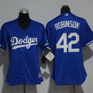 HighQuality Dodgers #42 Jackie Robinson Blue Alternate Women's Stitched MLB Jersey Limited stock Order now to show your love for your team
