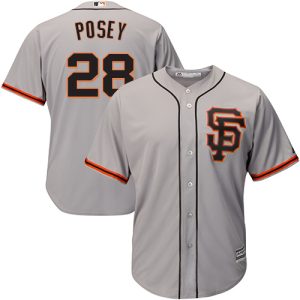 HighQuality Giants #28 Buster Posey Grey Road 2 Cool Base Stitched Youth MLB Jersey Sports enthusiasts seize this opportunity Order now to feel the game excitement