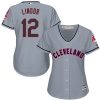 HighQuality Guardians #12 Francisco Lindor Grey Women's Road Stitched MLB Jersey Be among the first buyers Order now to enjoy top notch quality