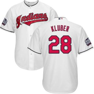 HighQuality Guardians #28 Corey Kluber White Home 2016 World Series Bound Stitched Youth MLB Jersey Act fast Only a few left Secure yours today