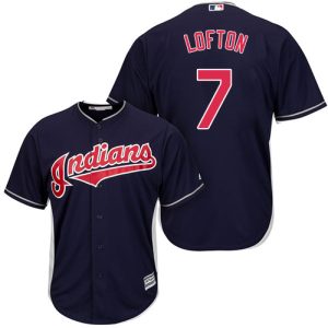 HighQuality Guardians #7 Kenny Lofton Navy Blue Alternate Stitched Youth MLB Jersey Sports fans this is your chance Order soon to be part of the action