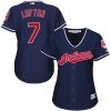 HighQuality Guardians #7 Kenny Lofton Navy Blue Alternate Women's Stitched MLB Jersey Hurry Exclusive offer Place your order immediately for a great jersey
