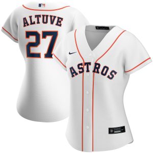 HighQuality Houston Astros #27 Jose Altuve Nike Women's Home 2020 MLB Player Jersey White With high demand Don't miss out Order now to wear your team colors