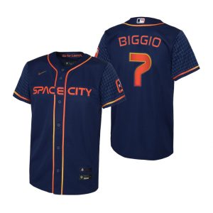 HighQuality Houston Astros #7 Craig Biggio Navy Youth Nike 2022 City Connect Replica MLB Jersey Be among the first buyers Order now to enjoy top notch quality