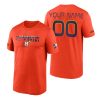 HighQuality Houston Astros Custom Orange Legend 2022 City Connect T Shirt