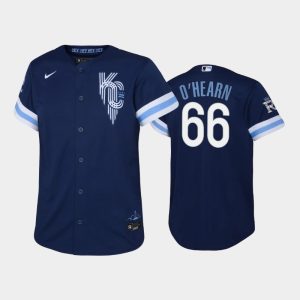 HighQuality Kansas City Royals #66 Ryan O'Hearn Youth Replica 2022 City Connect Navy Jersey Collectors this is a must have Add it to your collection by ordering