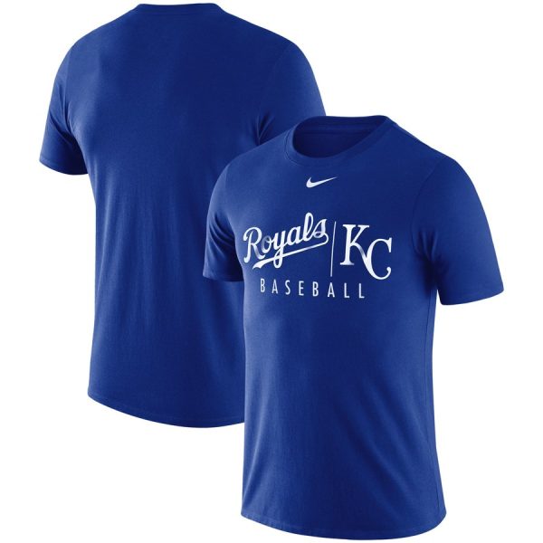 HighQuality Kansas City Royals Nike MLB Practice T Shirt Royal