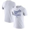 HighQuality Kansas City Royals Nike Practice T Shirt White