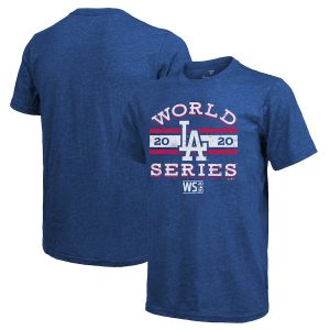 HighQuality Los Angeles Dodgers 2020 World Series Bound Tri Blend T Shirt Royal Act fast Only a few left Secure yours today