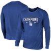 HighQuality Los Angeles Dodgers 2020 World Series Champions Locker Room Long Sleeve T Shirt Royal Hurry Exclusive offer Place your order immediately for a great jersey