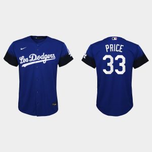 HighQuality Los Angeles Dodgers #33 David Price Nike Youth 2021 City Connect MLB Jersey Royal Collectors this is a must have Add it to your collection by ordering