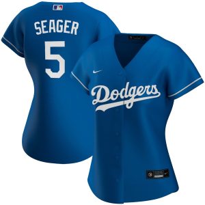 HighQuality Los Angeles Dodgers #5 Corey Seager Nike Women's Alternate 2020 MLB Player Jersey Royal Retailers boost your inventory Order now to meet customer demand