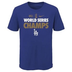 HighQuality Los Angeles Dodgers Nike Youth 2020 World Series Champions Gold T Shirt Royal Act fast Only a few left Secure yours today