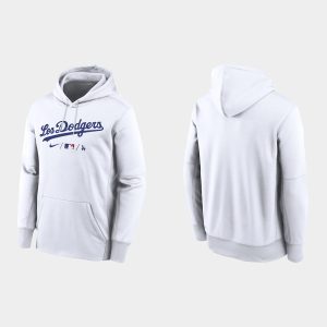 HighQuality Los Angeles Dodgers White 2021 City Connect Performance Hoodie