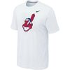 HighQuality MLB Cleveland Guardians Heathered Nike Blended T Shirt White For a short time available Grab yours quickly to own a team jersey