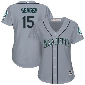 HighQuality Mariners #15 Kyle Seager Grey Road Women's Stitched MLB Jersey Sports enthusiasts seize this opportunity Order now to feel the game excitement
