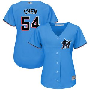 HighQuality Marlins #54 Wei Yin Chen Blue Alternate Women's Stitched MLB Jersey Sports fans this is your chance Order soon to be part of the action