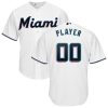 HighQuality Marlins Personalized Home 2019 Cool Base White MLB Jersey (S 3XL)