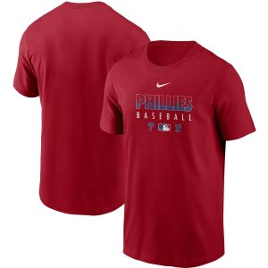 HighQuality Men's Philadelphia Phillies Nike Red Authentic Collection Team Performance T Shirt Be among the first buyers Order now to enjoy top notch quality