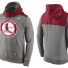 HighQuality Men's St.Louis Cardinals Nike Gray Cooperstown Collection Hybrid Pullover Hoodie_1